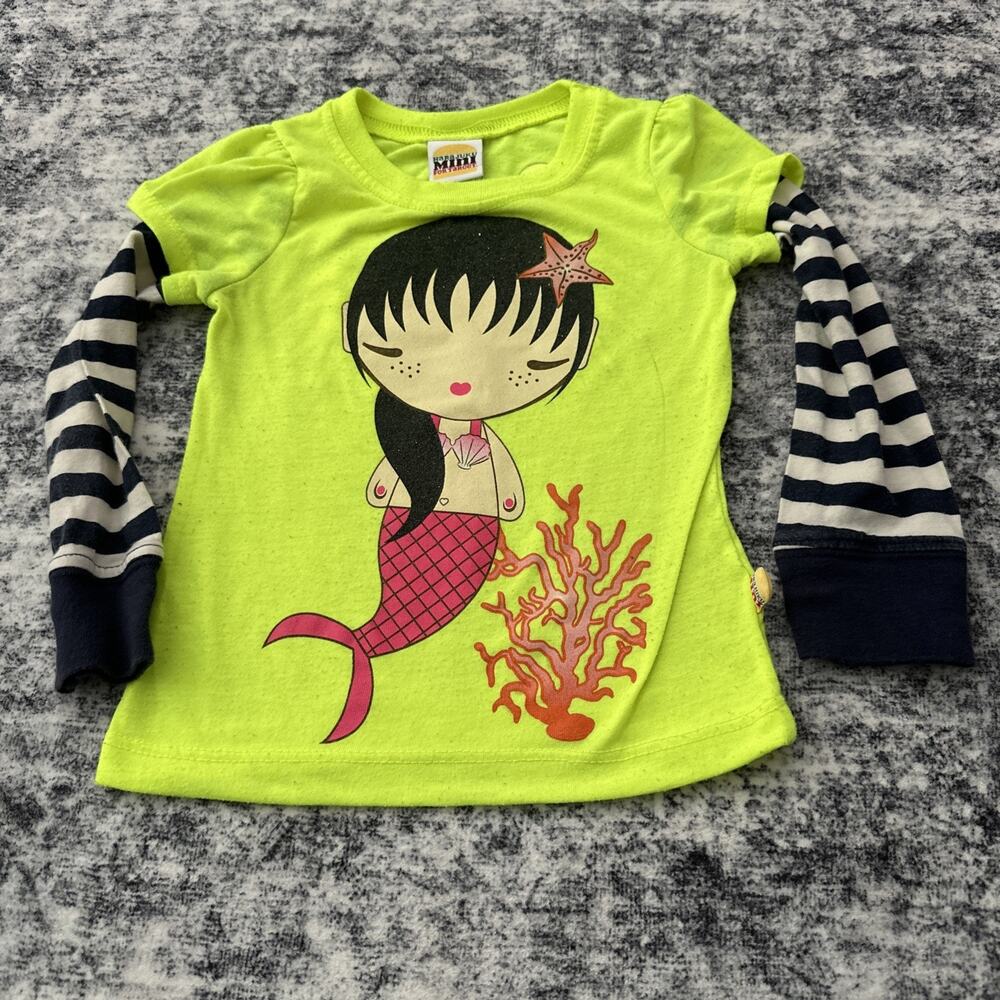 2T Gwen Stefani Harajuku Mini Top No Doubt Lovers Long Sleeve Mermaid Carb Shirt